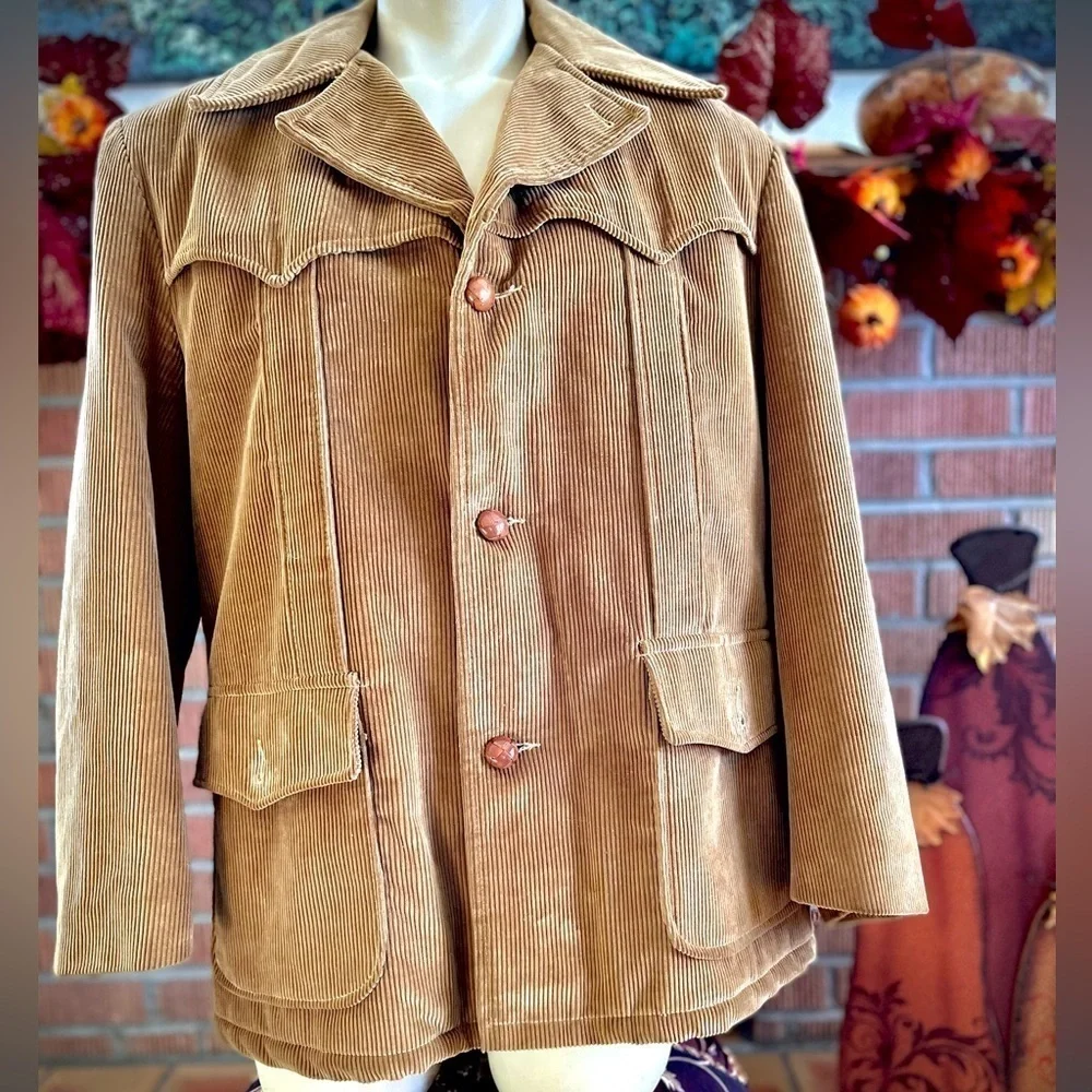VINTAGE CORDUROY JACKET WITH PLUSH LINING - Picture 5 of 11